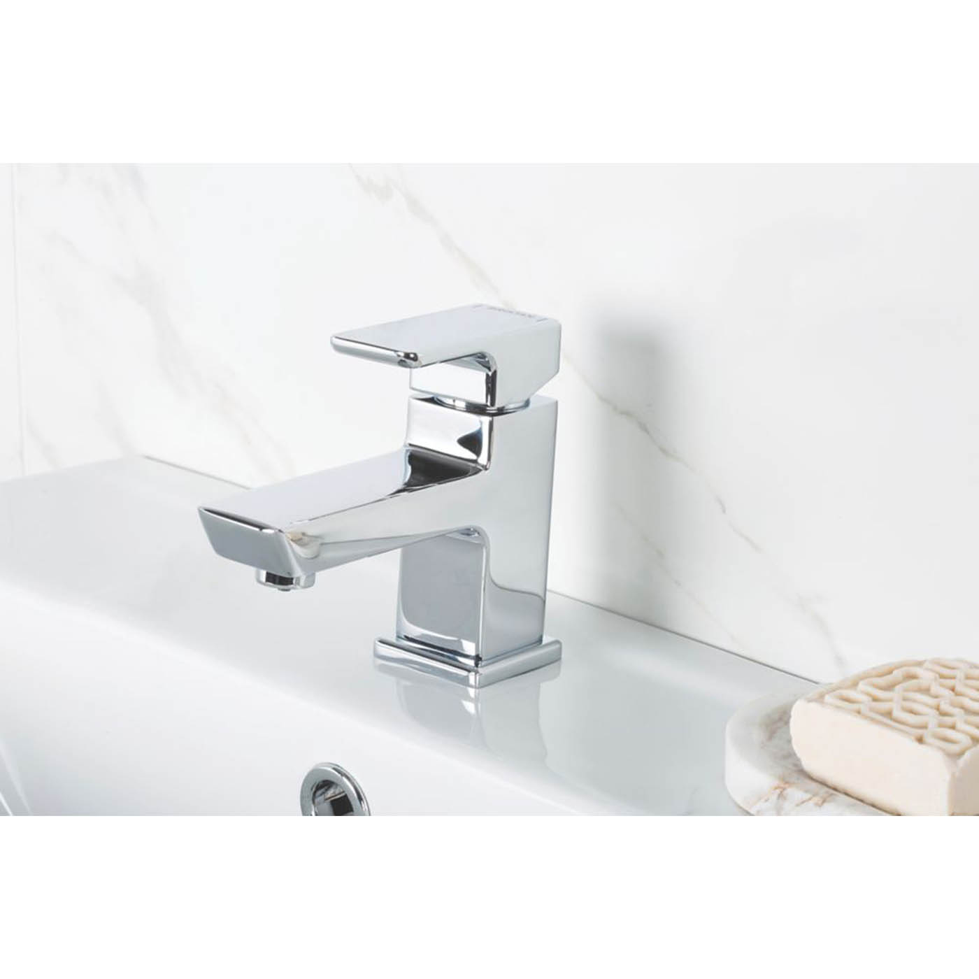 Bristan Bathroom Basin Tap Mono Mixer 112mm Chrome Single Lever Modern Faucet - Image 2