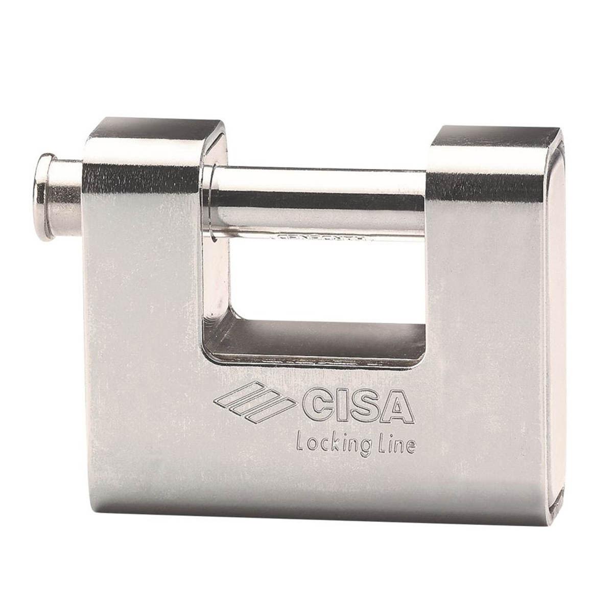 Cisa Padlock Brass Weatherproof Anti-Pick Sliding Bolt Design 77mm 2 Keys - Image 1