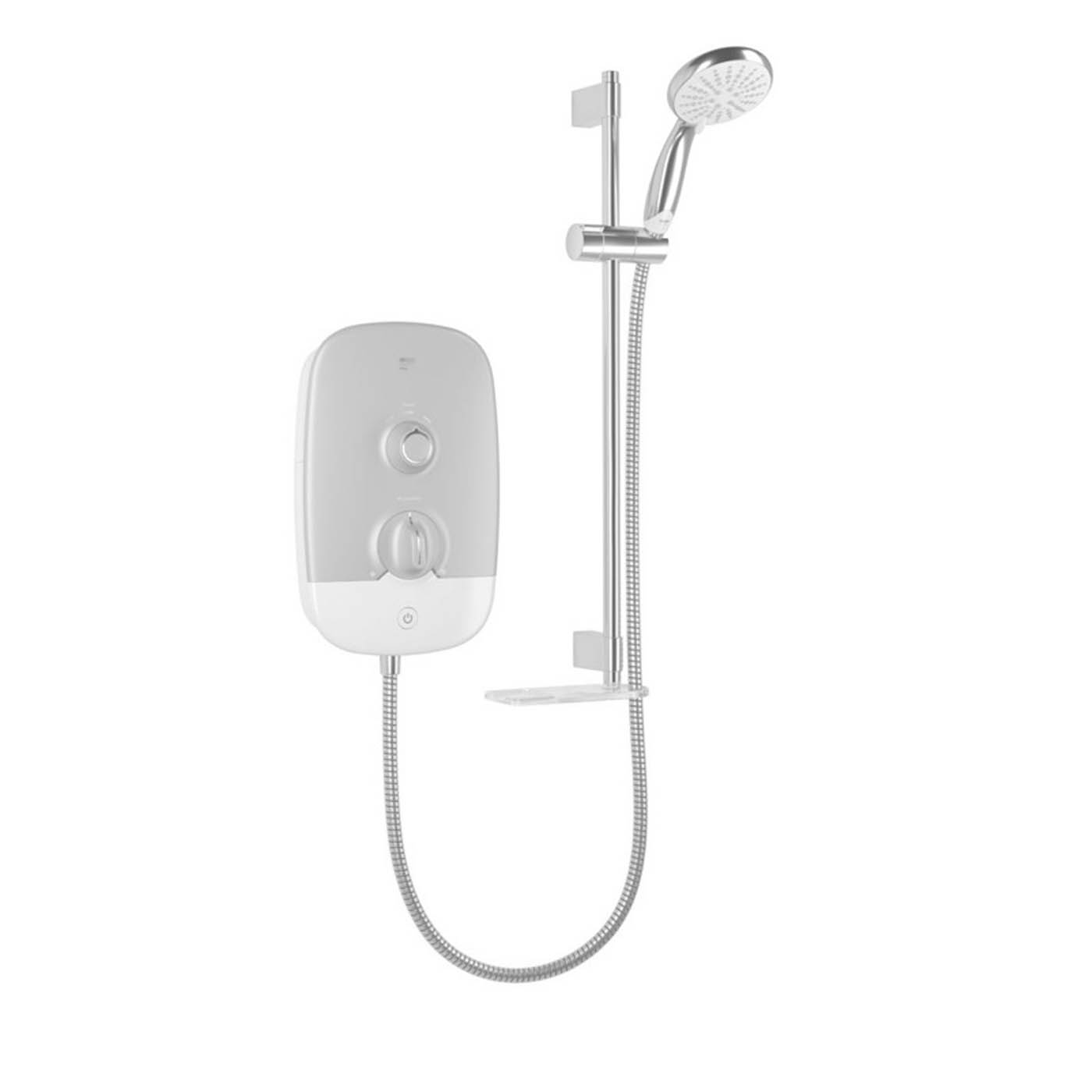 Mira Electric Mixer Shower 8.5kw 4 Spray Pattern Round Head Bathroom Modern - Image 2