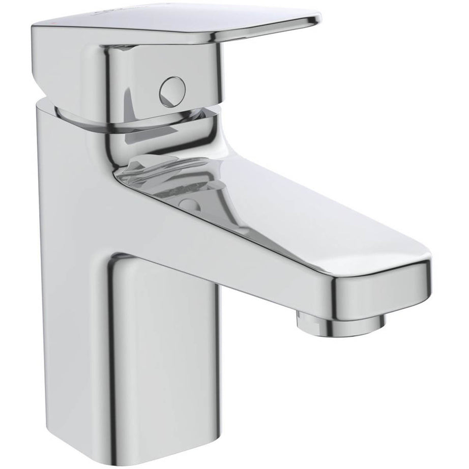 Bathroom Basin Tap Mono Mixer Chrome Single Lever Pop Up Waste Modern Faucet - Image 1