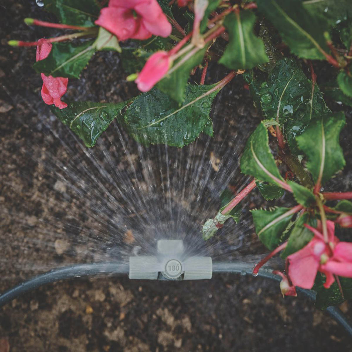 Verve Irrigation Kit Garden Drip Watering 4 Way Connector Flow Control 91 Pcs - Image 3