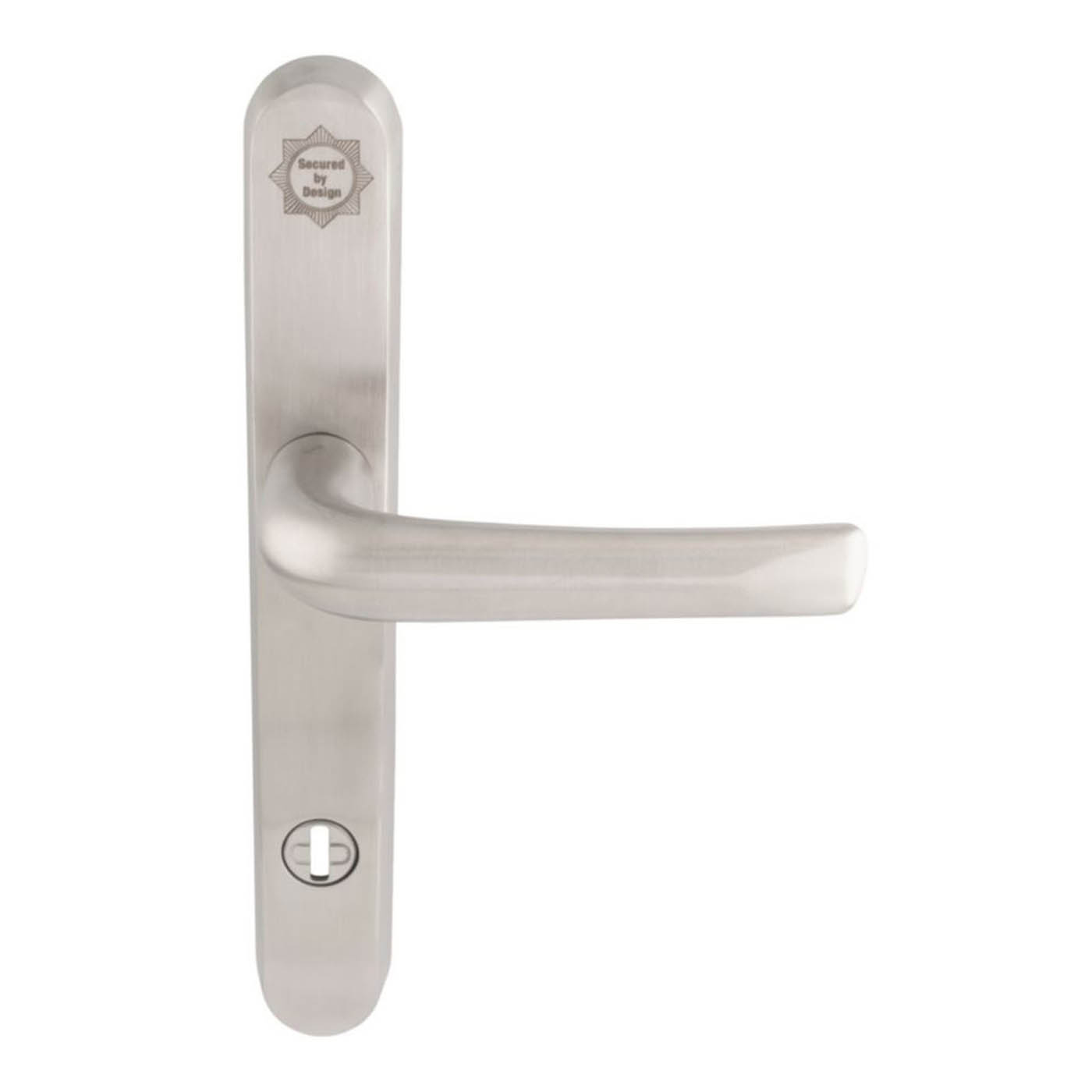 Smith And Locke Door Handles Pair Satin Nickel Euro Profile Internal External - Image 4