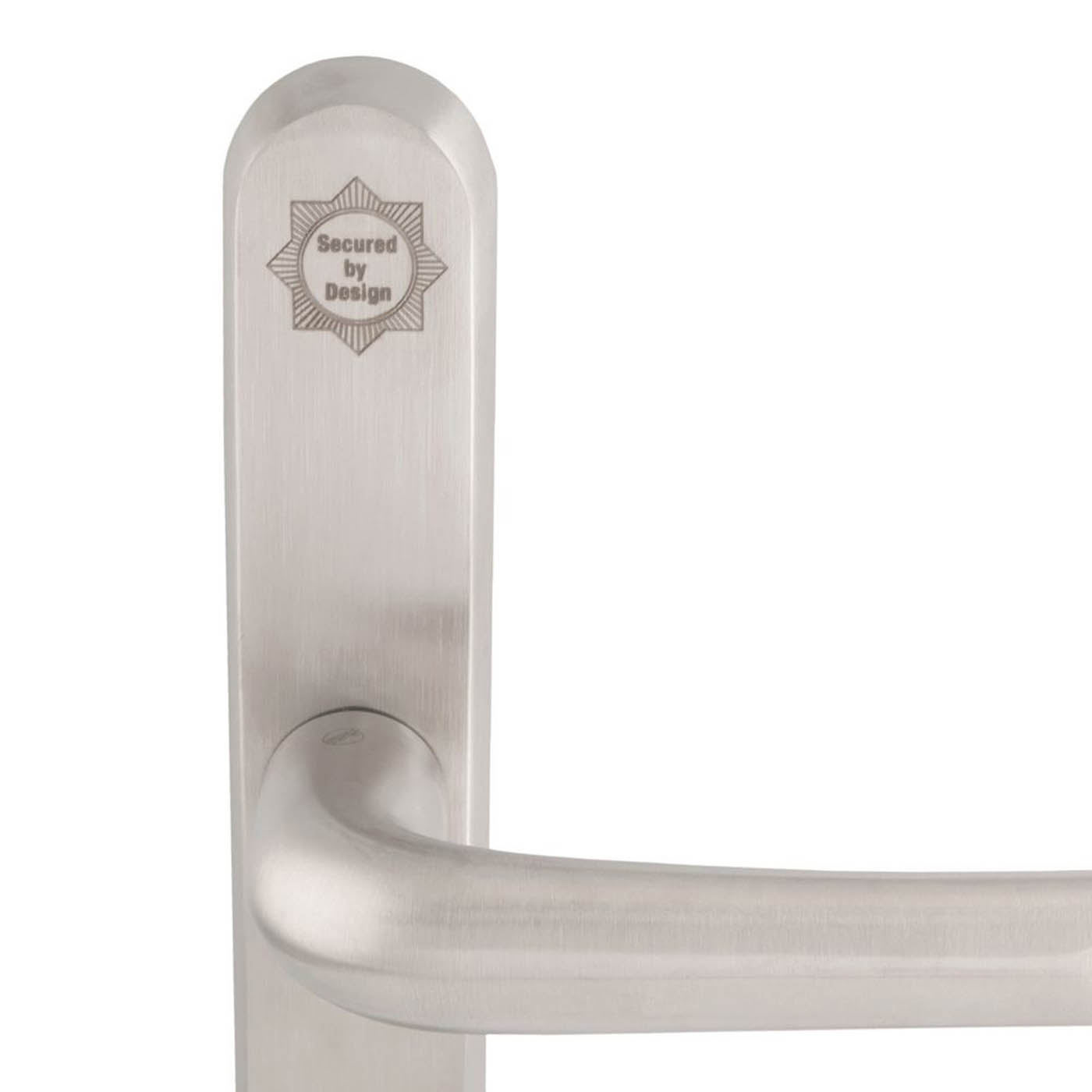 Smith And Locke Door Handles Pair Satin Nickel Euro Profile Internal External - Image 5