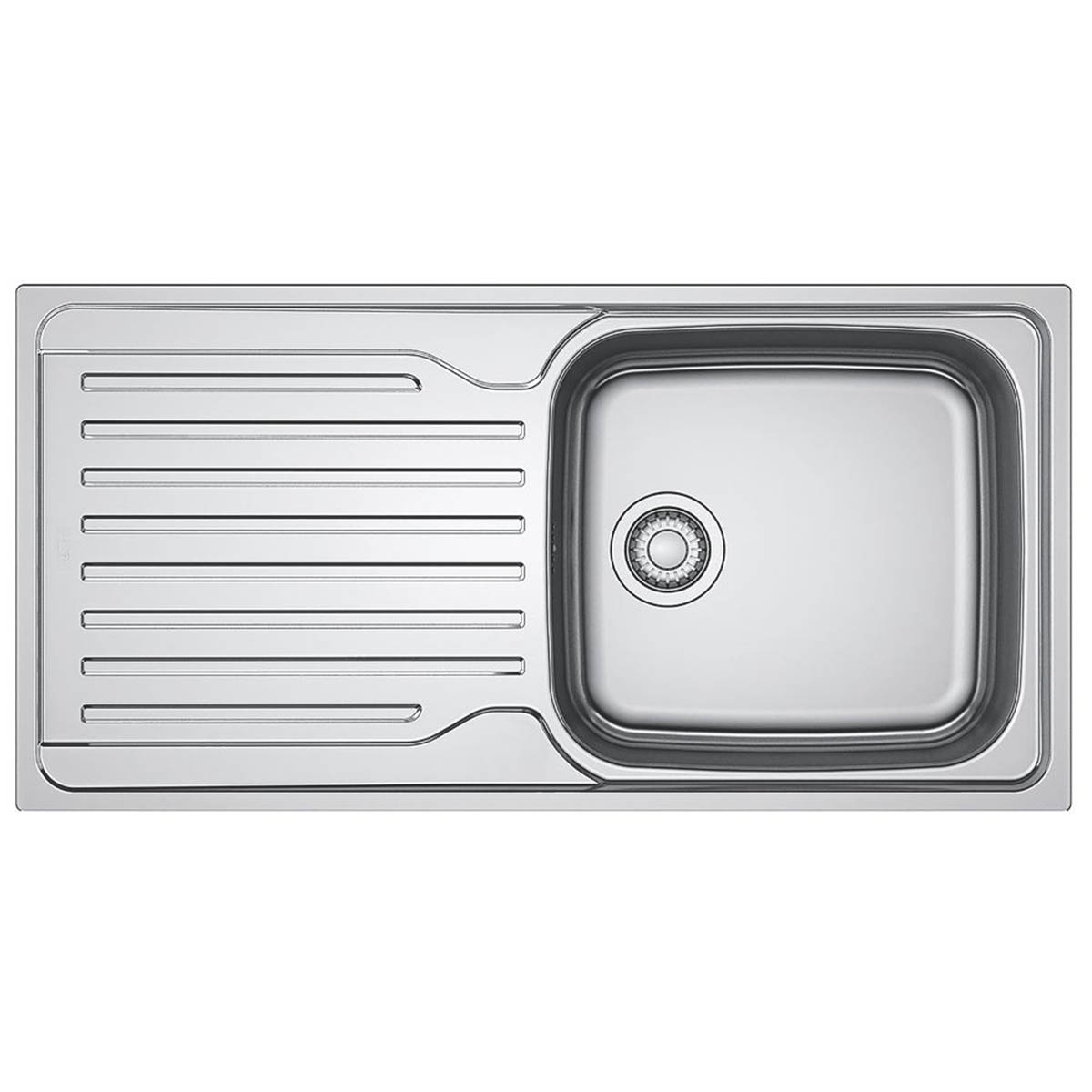 Franke Kitchen Sink Inset 1 Bowl Stainless Steel Reversible Drainer 1000 x 500mm - Image 1