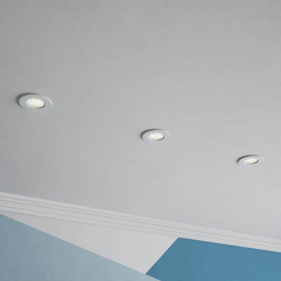 LAP Downlights Integrated LED Variable White Plastic White Dimmable 10 Pack - Image 7