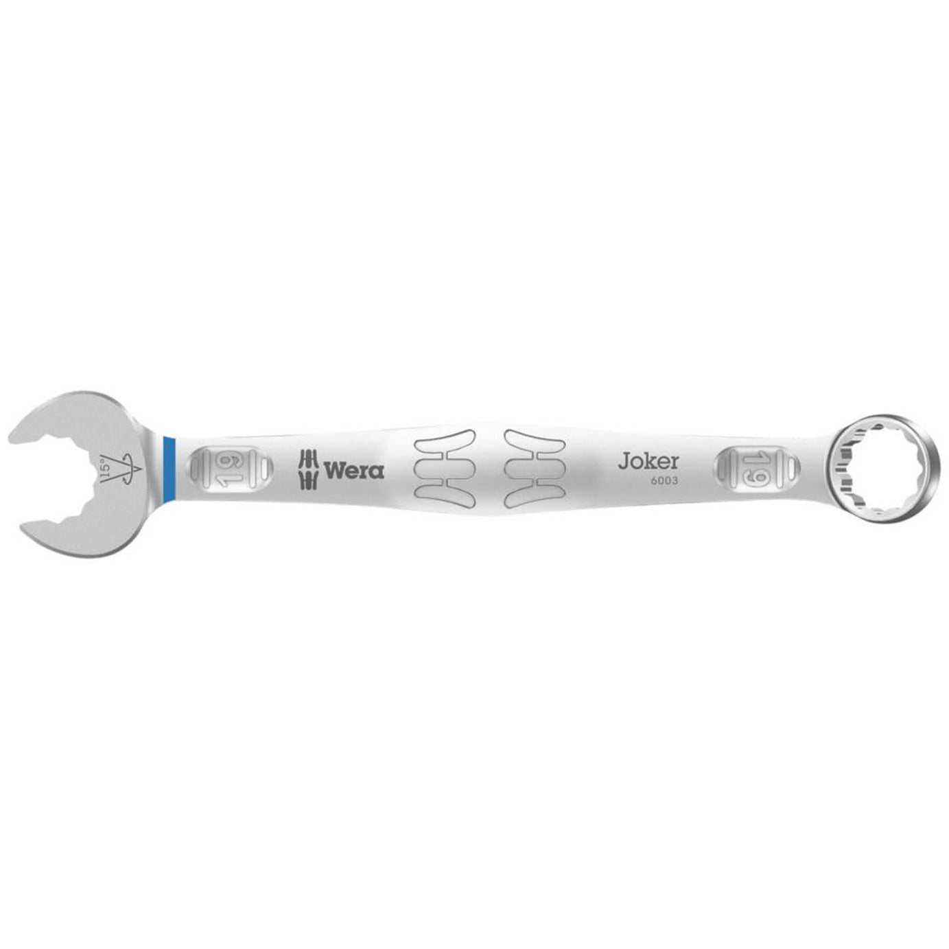 Wera Combination Spanner 19mm 12 Point Head Twin Ended Chrome Molybdenum Steel - Image 1