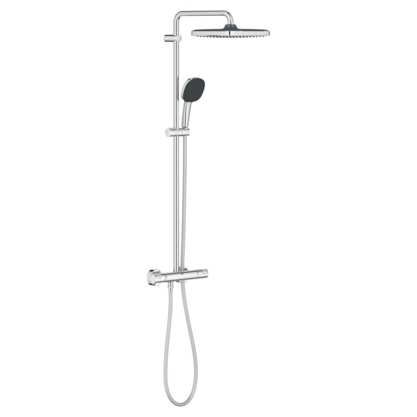 Grohe Thermostatic Mixer Shower System Vitalio Comfort 250 HP Rear-Fed Exposed - Image 1