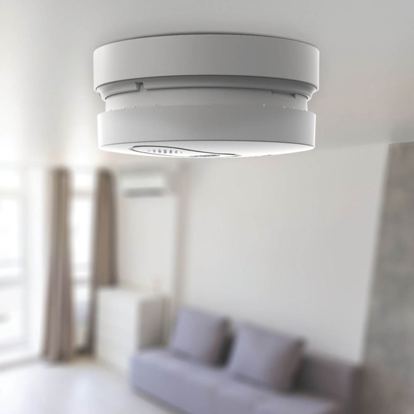 British General Smoke Alarm Detector Interlinked Interconnecting Optical White - Image 3