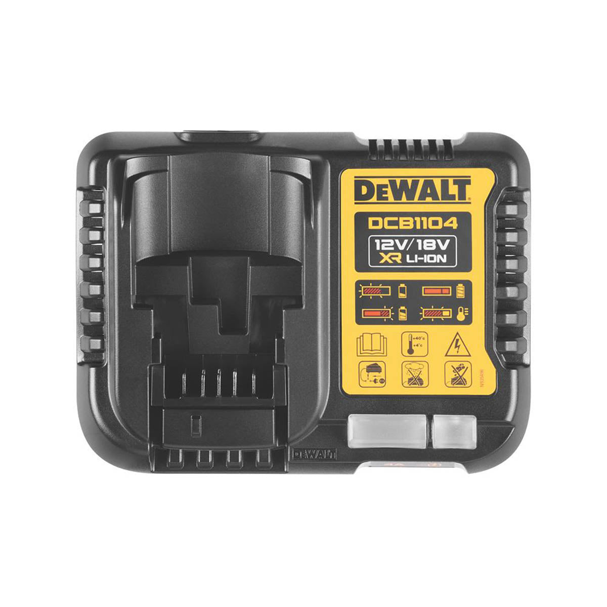 DeWalt Battery Charger XR DCB1104 4 Ah Dual Voltage 12/18V Li-Ion LED Indicator - Image 1