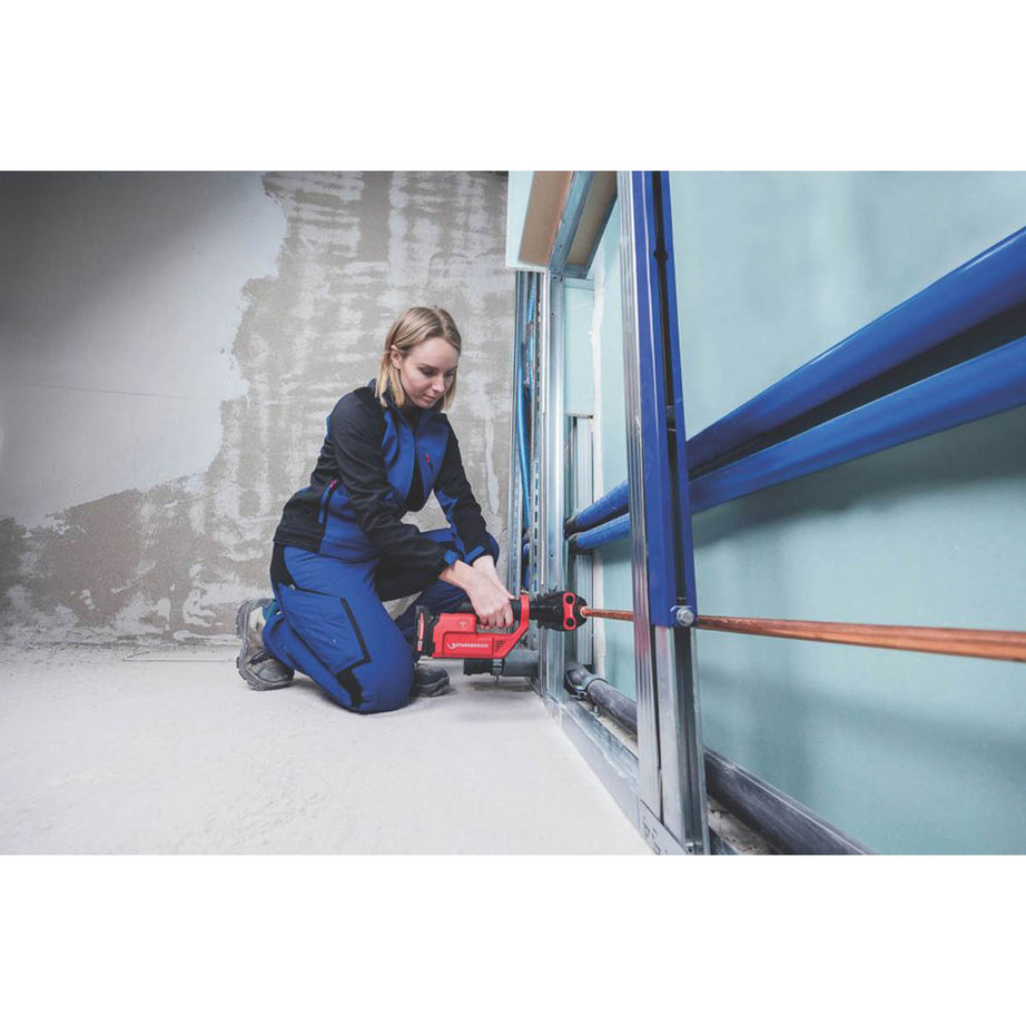 Rothenberger Press Machine Cordless 18V 2.0Ah CompactIIIMSet Pipe Fitting Tool - Image 4