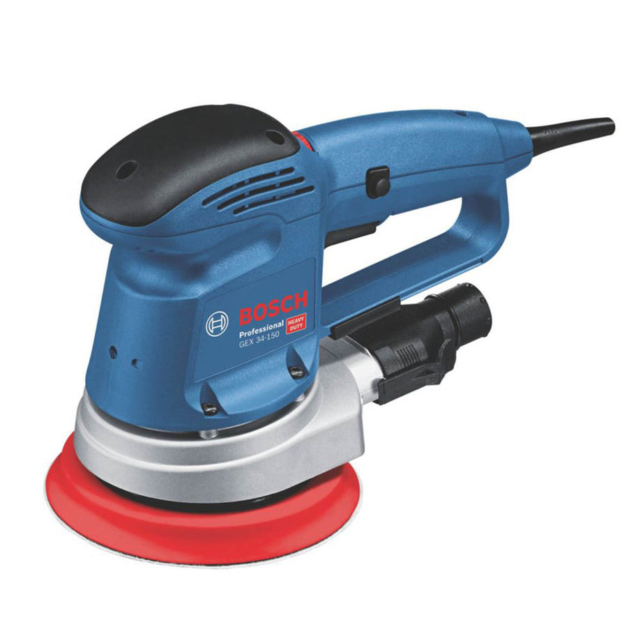 Bosch Random Orbit Sander Electric 110V GEX34-150 150mm Compact Ergonomic 340W - Image 2