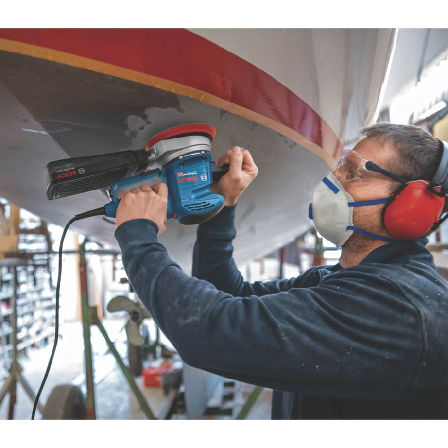 Bosch Random Orbit Sander Electric 110V GEX34-150 150mm Compact Ergonomic 340W - Image 3