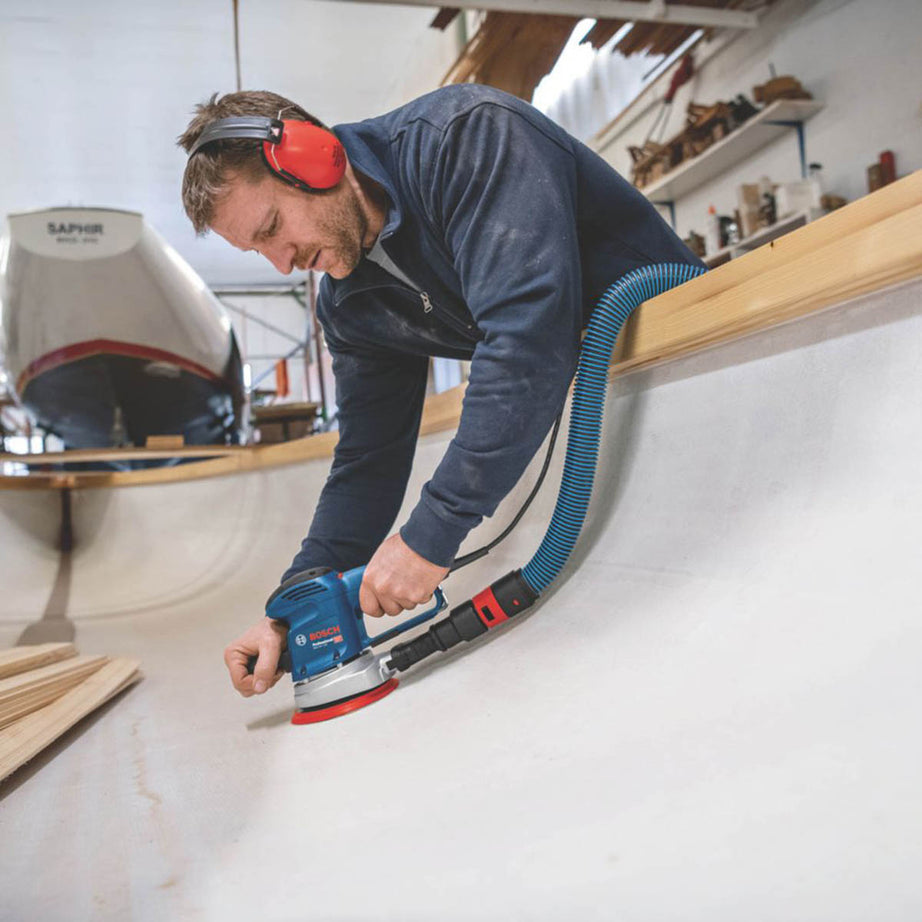 Bosch Random Orbit Sander Electric 110V GEX34-150 150mm Compact Ergonomic 340W - Image 5