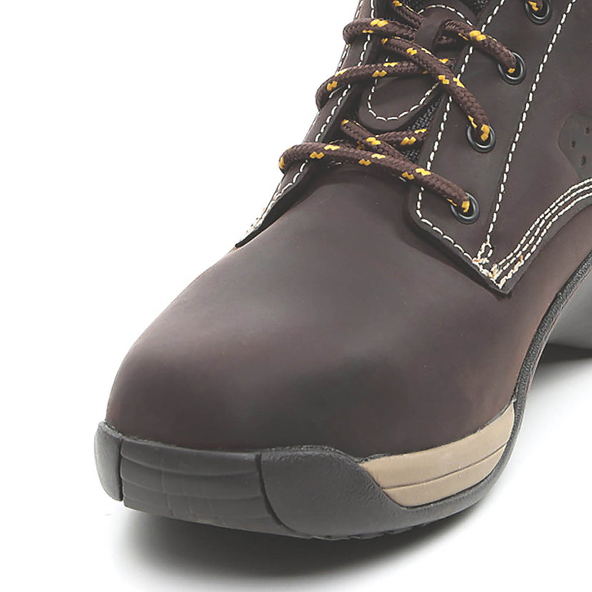DeWalt Safety Boots Mens Bolster Standard Fit Brown Work Shoes Steel Toe Size 11 - Image 5