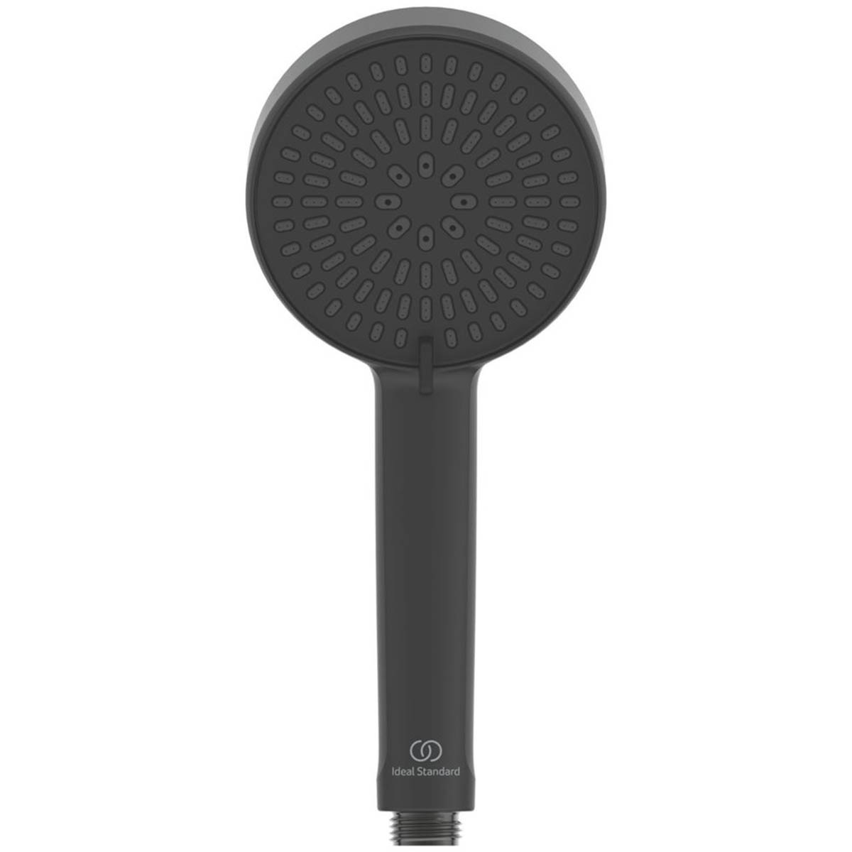 Shower Head Silk Black Aluminium 2 Spray Patterns Bathroom Contemporary - Image 1