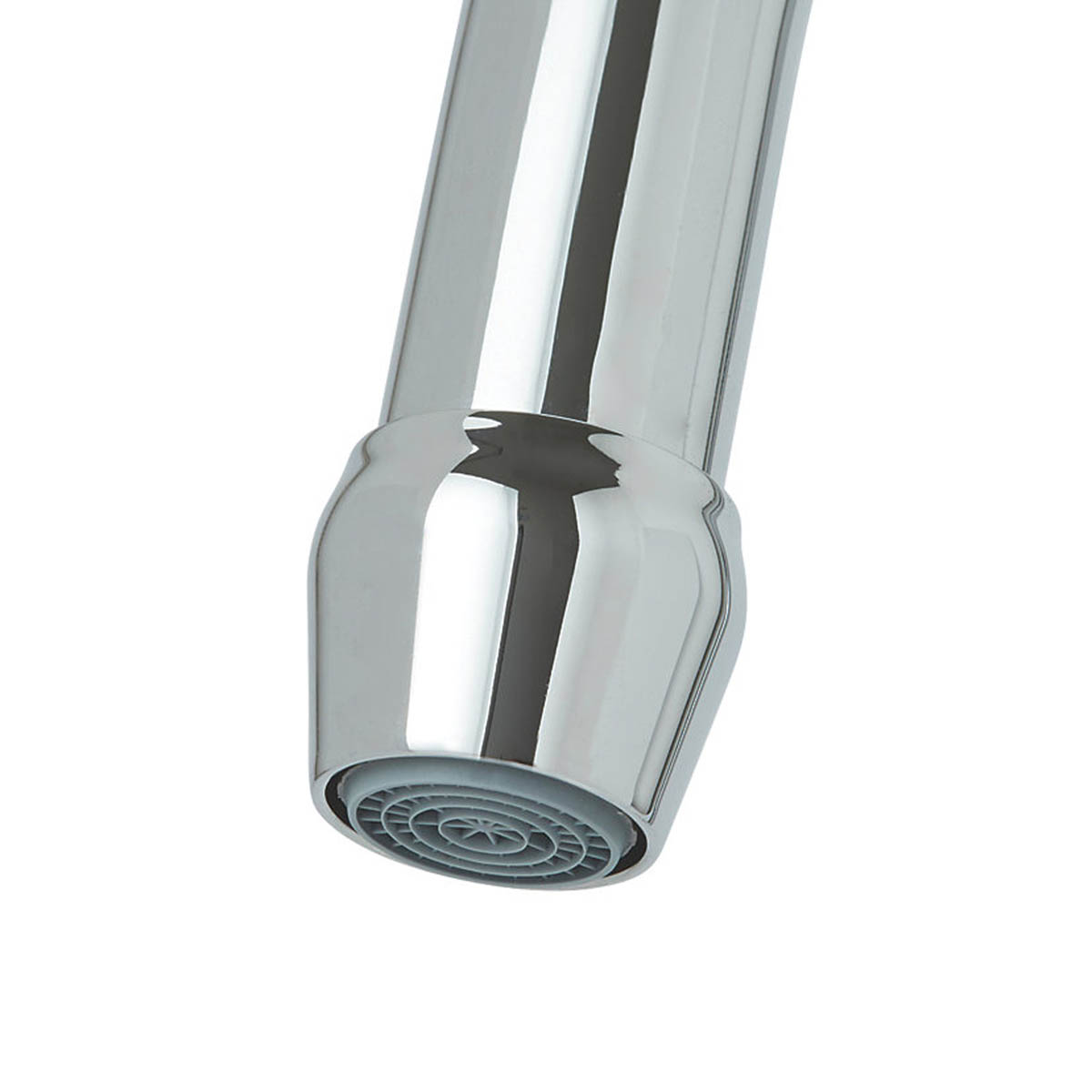 Kitchen Sink Tap Mono Mixer Chrome Dual Lever Swivel Spout Traditional Faucet - Image 3