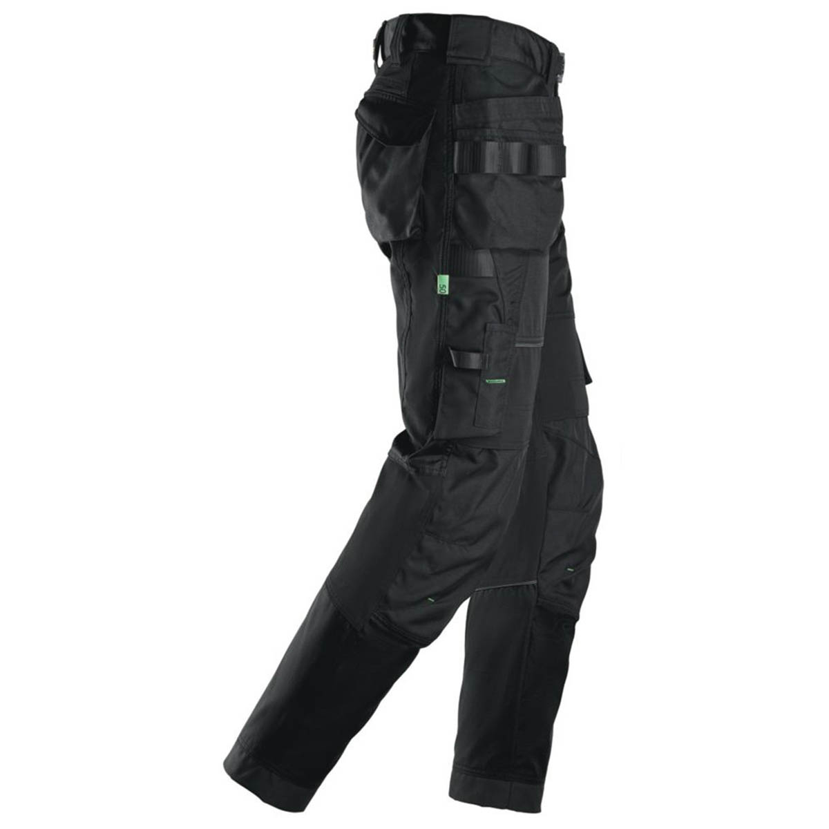 Snickers Work Trousers Mens Regular Fit Black Stretch Multi Pockets 33W 32L - Image 4