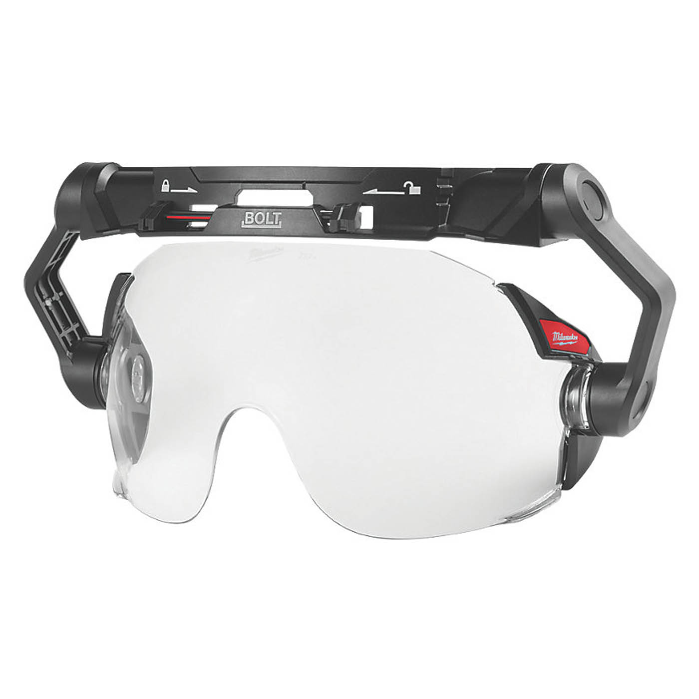 Milwaukee Safety Visor Unisex Clear Eyes Protection Anti Fog Adjustable - Image 1