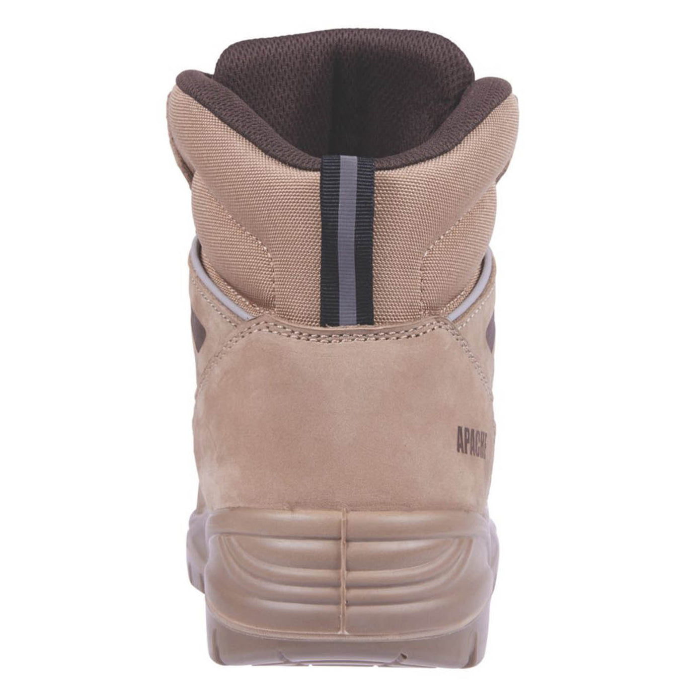 Apache Mens Safety Boots Nelson Stone Steel Toe Cap Comfort Leather Size 11 - Image 4