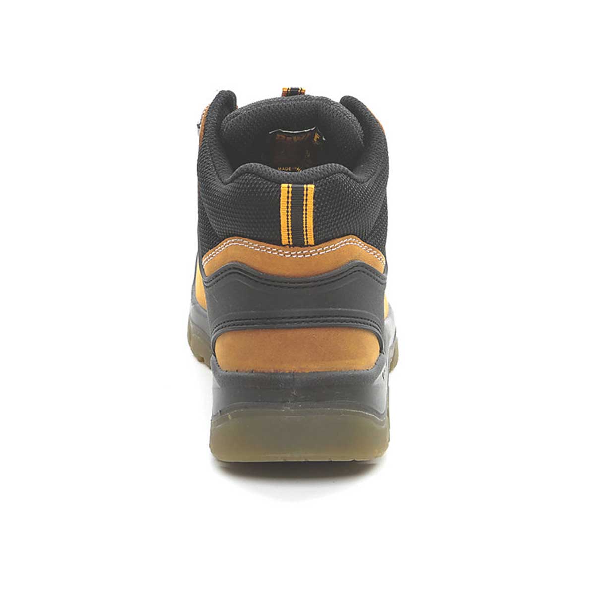 DeWalt Safety Boots Mens Standard Fit Tan Leather Waterproof Steel Toe Size 8 - Image 3