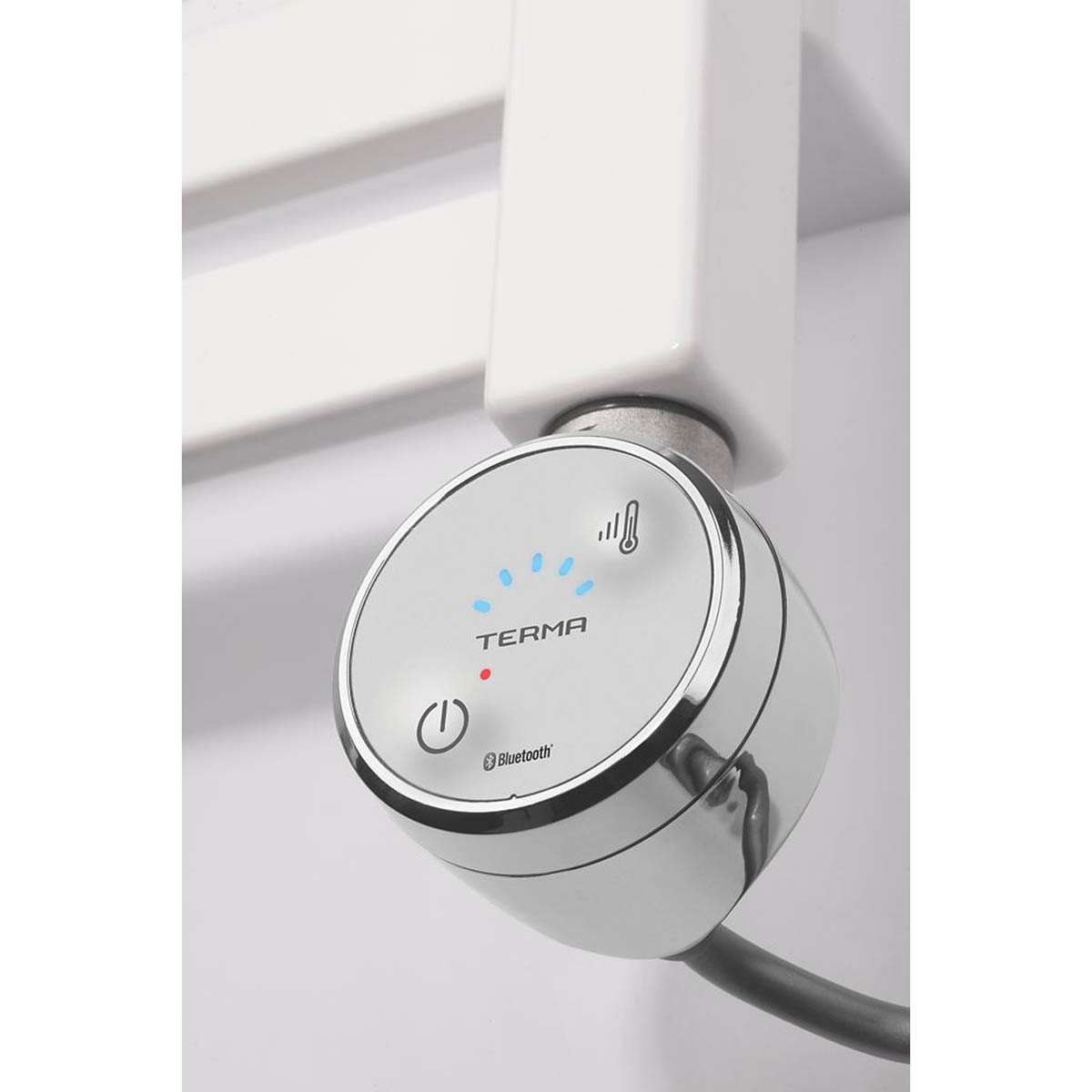 Terma Towel Rail Radiator Electric Smart Heating Element MOA Blue Chrome 600W - Image 4