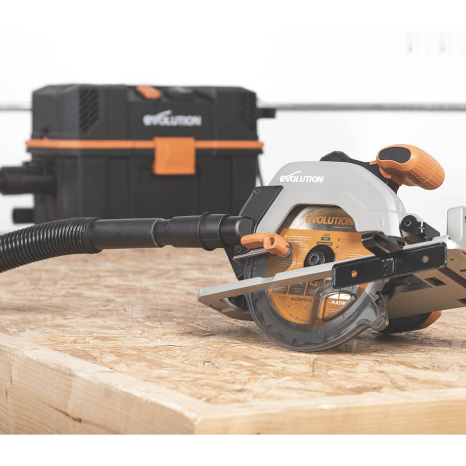 Evolution Circular Saw Cordless 18V Li-Ion R165CCS-Li 165mm Ergonomic Body Only - Image 3