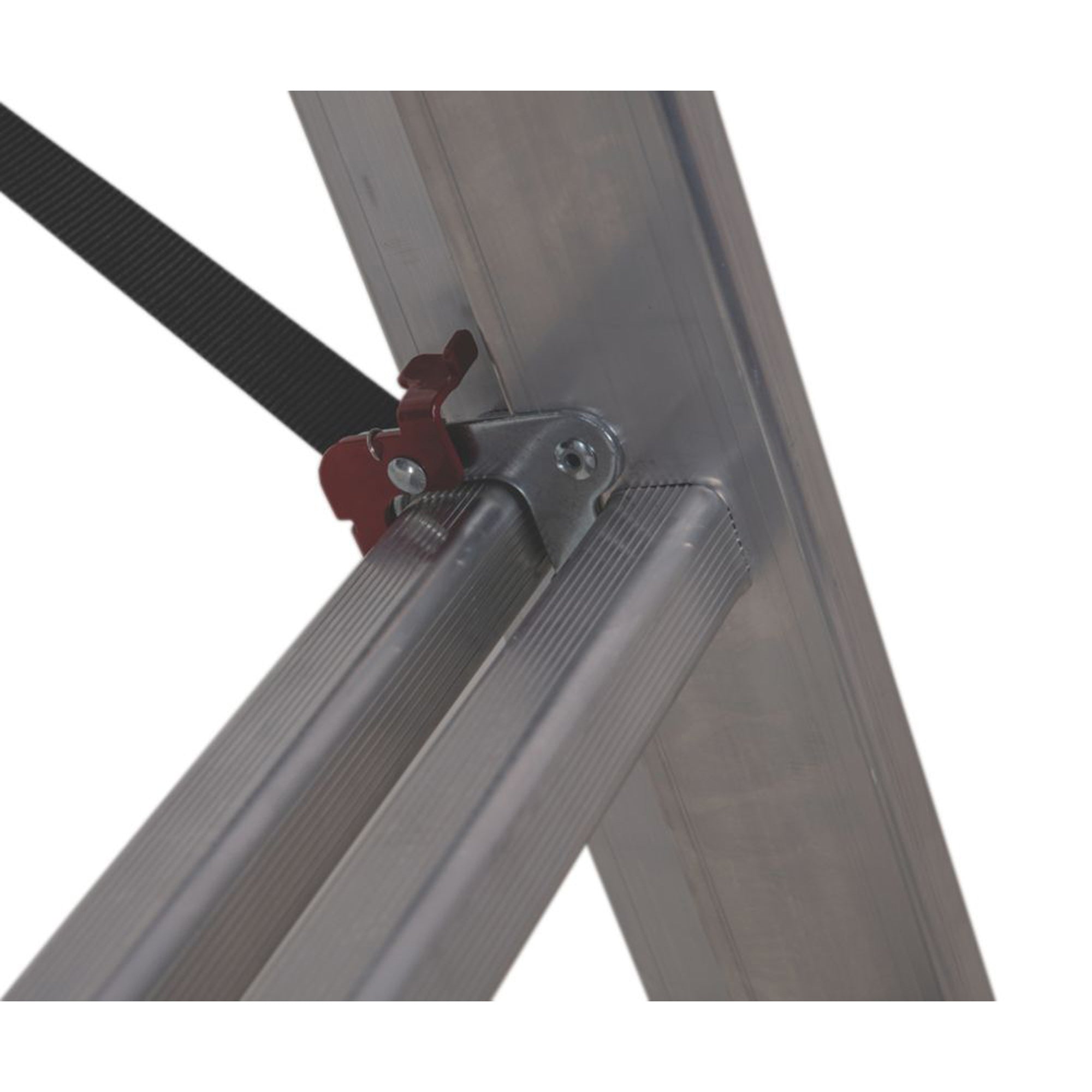 Combination Ladder 3 Section 4 Way Aluminium Extension Stepladder Non-Slip - Image 6