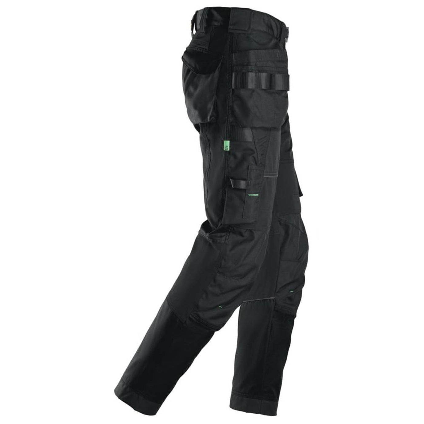 Snickers Work Trousers Mens Regular Fit Black Stretch Multi Pocket Cargo 39W 30L - Image 4