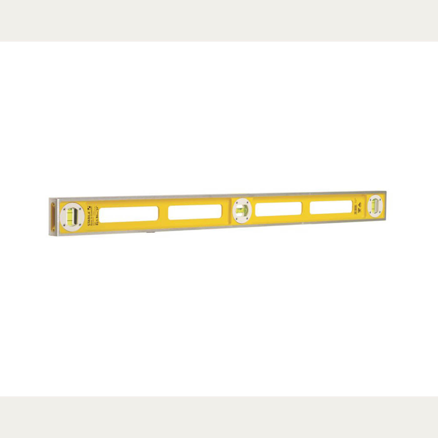 Stabila Spirit Level 83 Series Aluminium 3 Vials Durable Sturdy 1/2" 800mm - Image 1