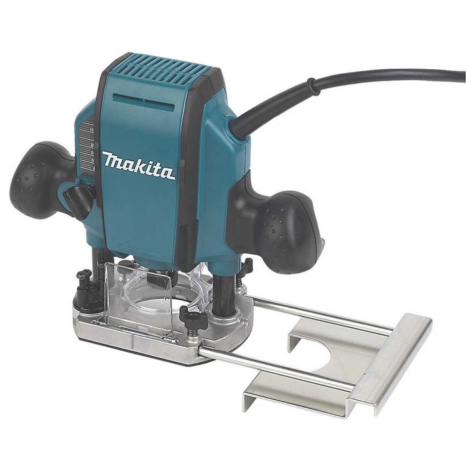 Makita Plunge Router Electric RP0900X/2 Collet 1/4" Compact Heavy Duty 900W - Image 2