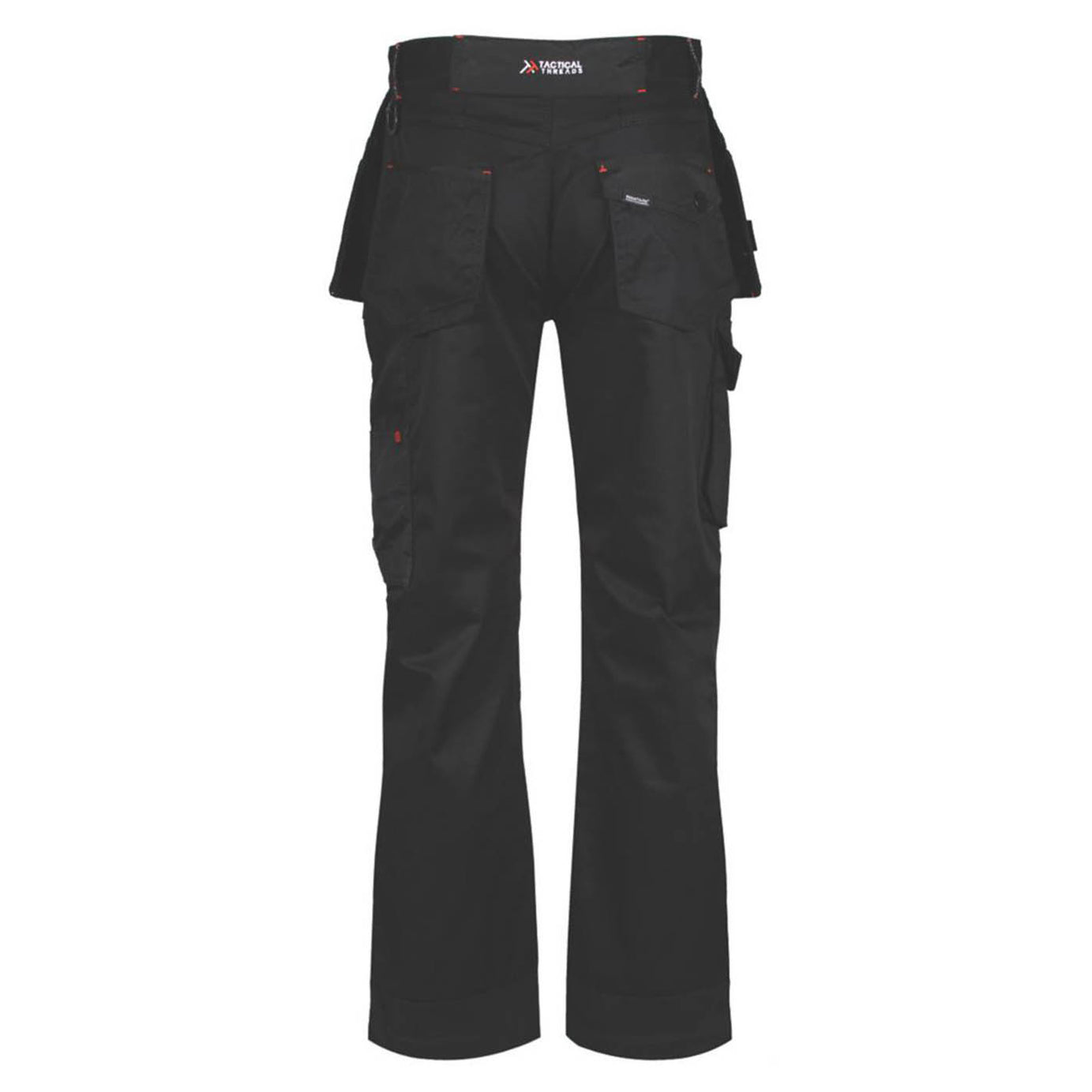 Regatta Work Trousers Mens Classic Fit Black Multi Pockets Cargo 32W 31L - Image 2
