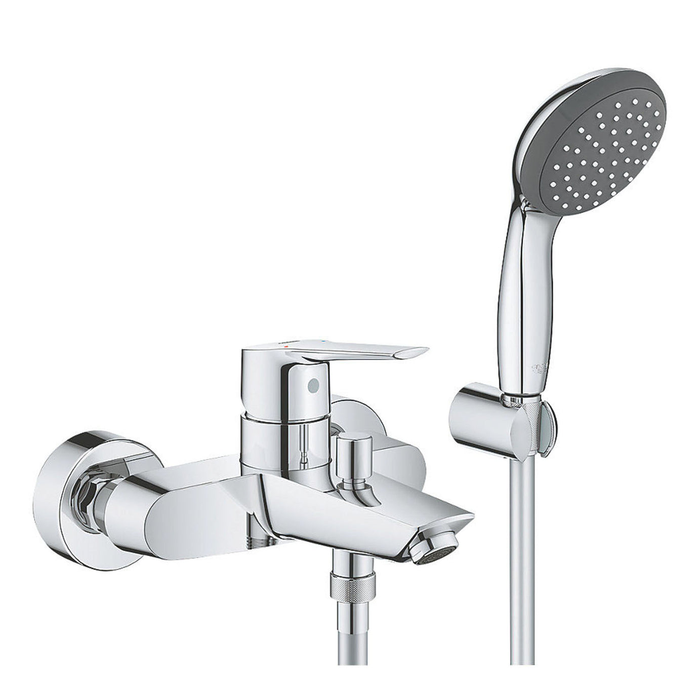 Grohe Shower Mixer Set Quickfix Start Brass Contemporary Single Lever Operation - Image 1