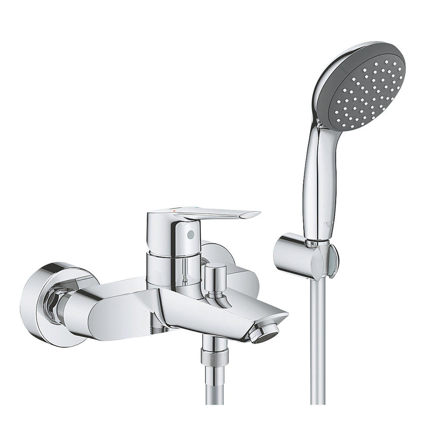 Grohe Shower Mixer Set Quickfix Start Brass Contemporary Single Lever Operation - Image 1