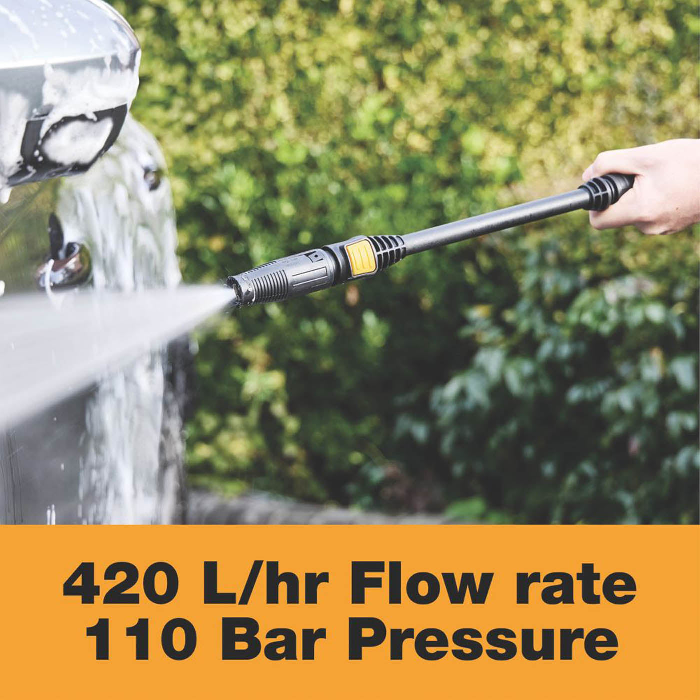 Titan Pressure Washer Electric TTB1280PRW 110bar Home Car Jet Cleaner 1400W - Image 4