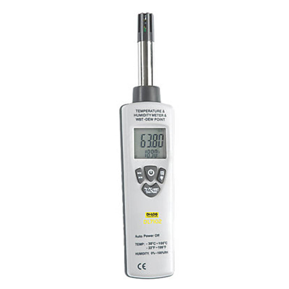 Di-Log Hygrometer Dl7102 Digital Humidity Temperature Monitor High Accuracy - Image 1