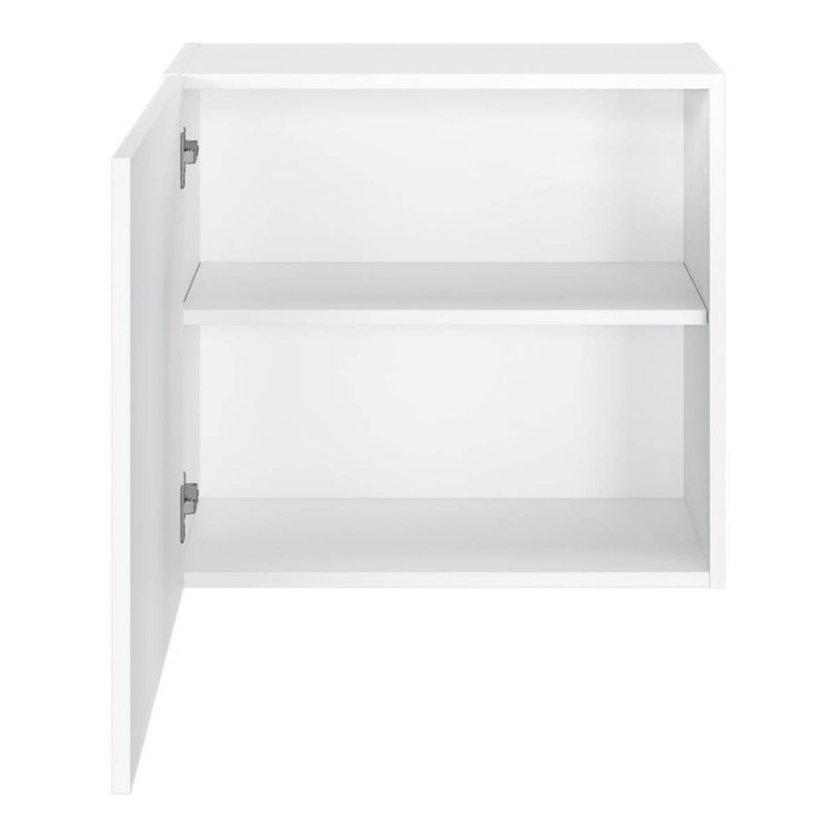 Kitchen Wall Unit Cabinet Matt White 1 Door Storage Cupboard 60x32x55cm - Image 4
