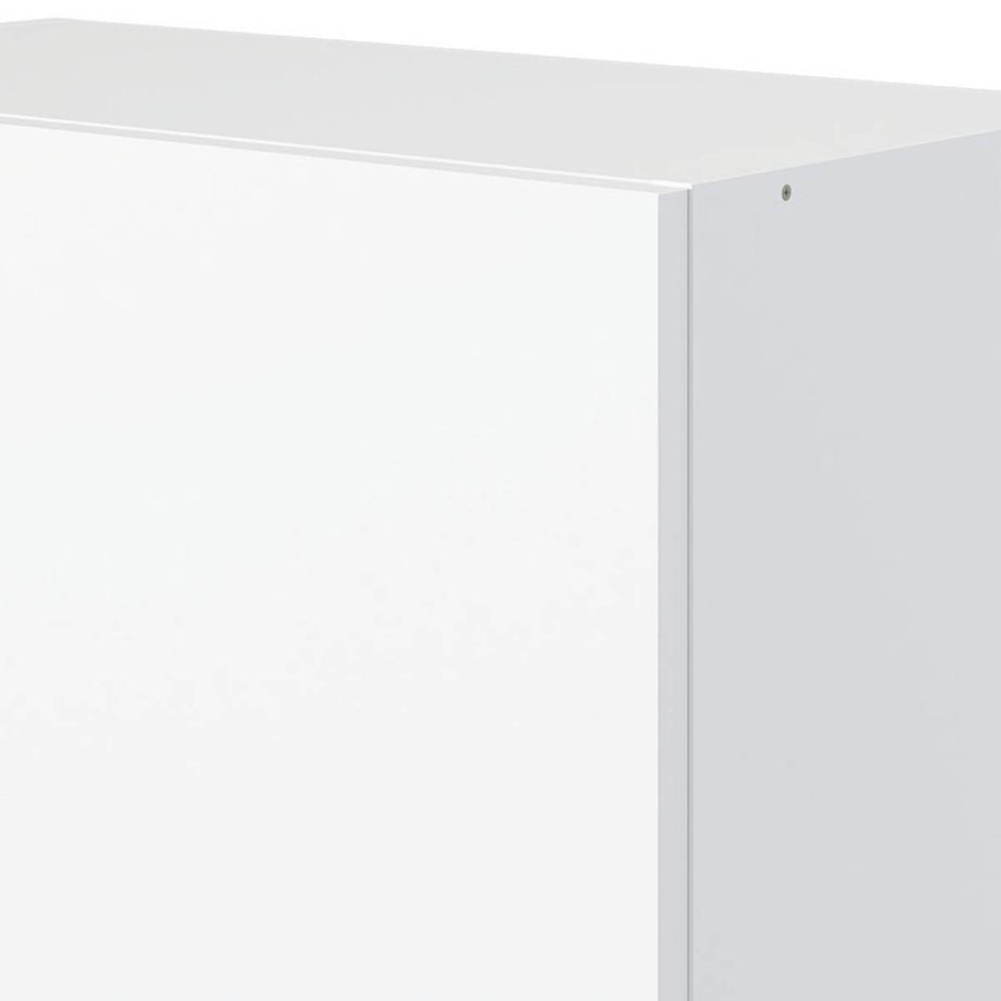 Kitchen Wall Unit Cabinet Matt White 1 Door Storage Cupboard 60x32x55cm - Image 5