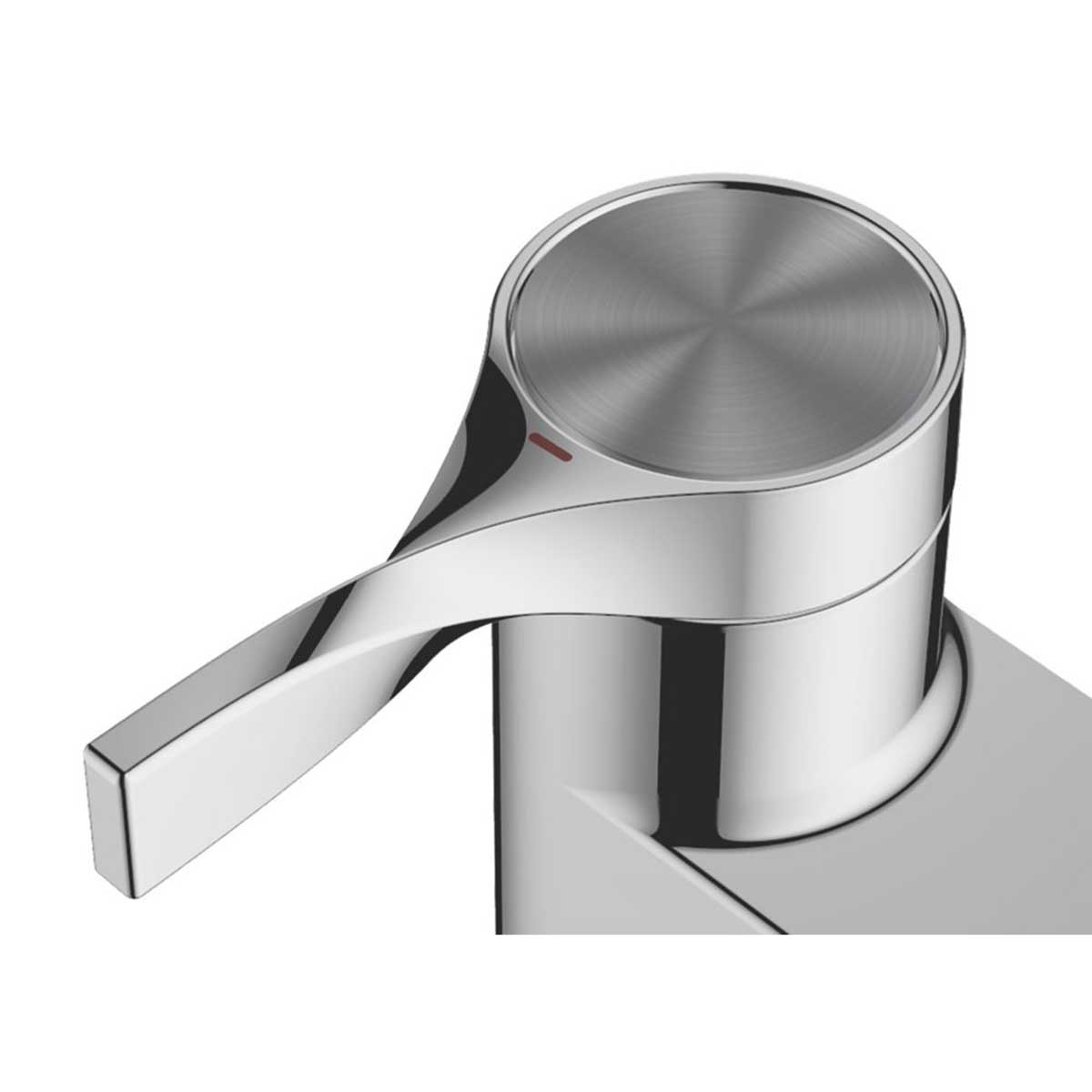 Bath Filler Tap With Hand Held Set Chrome Double Lever Ceramic Disc Bathroom - Image 3