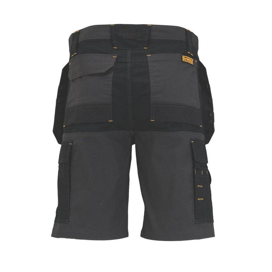 DeWalt Work Shorts Mens Regular Fit Grey Black Multi Pockets Breathable 30"W - Image 2