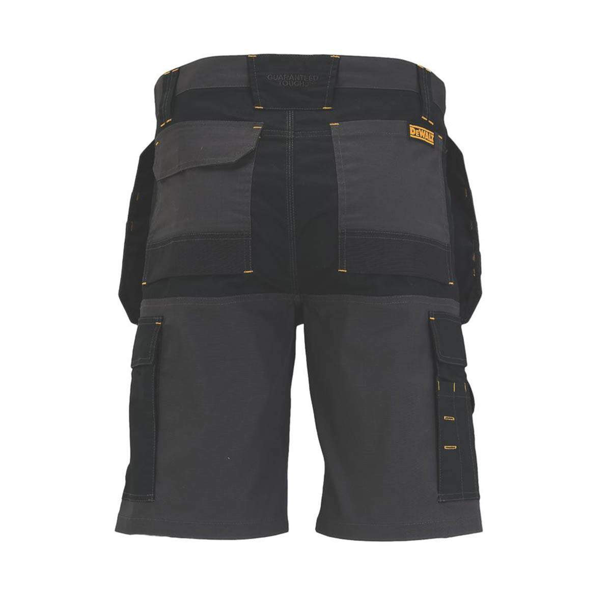 DeWalt Work Shorts Mens Regular Fit Grey Black Multi Pockets Breathable 30"W - Image 2