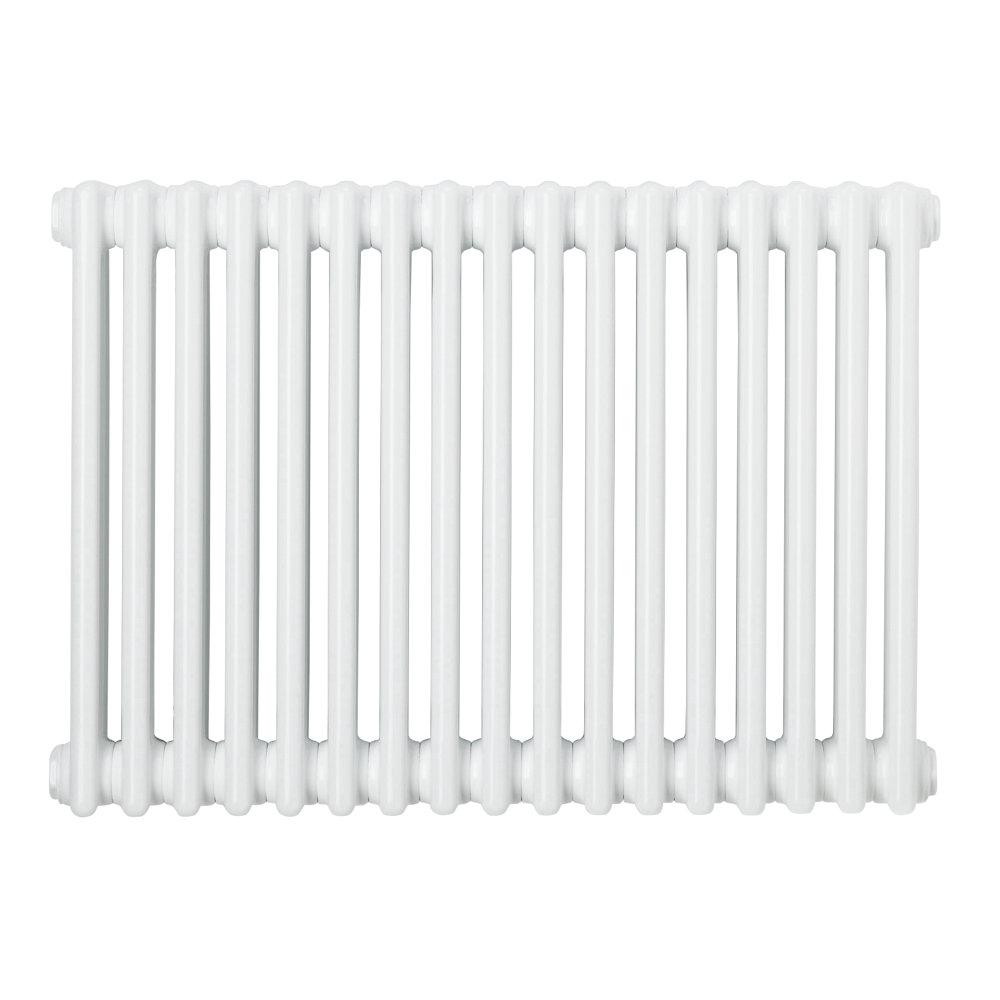 Acova 3 Column Radiator Classic White Horizontal Steel 877W (H)50x(W)81.2 cm - Image 1