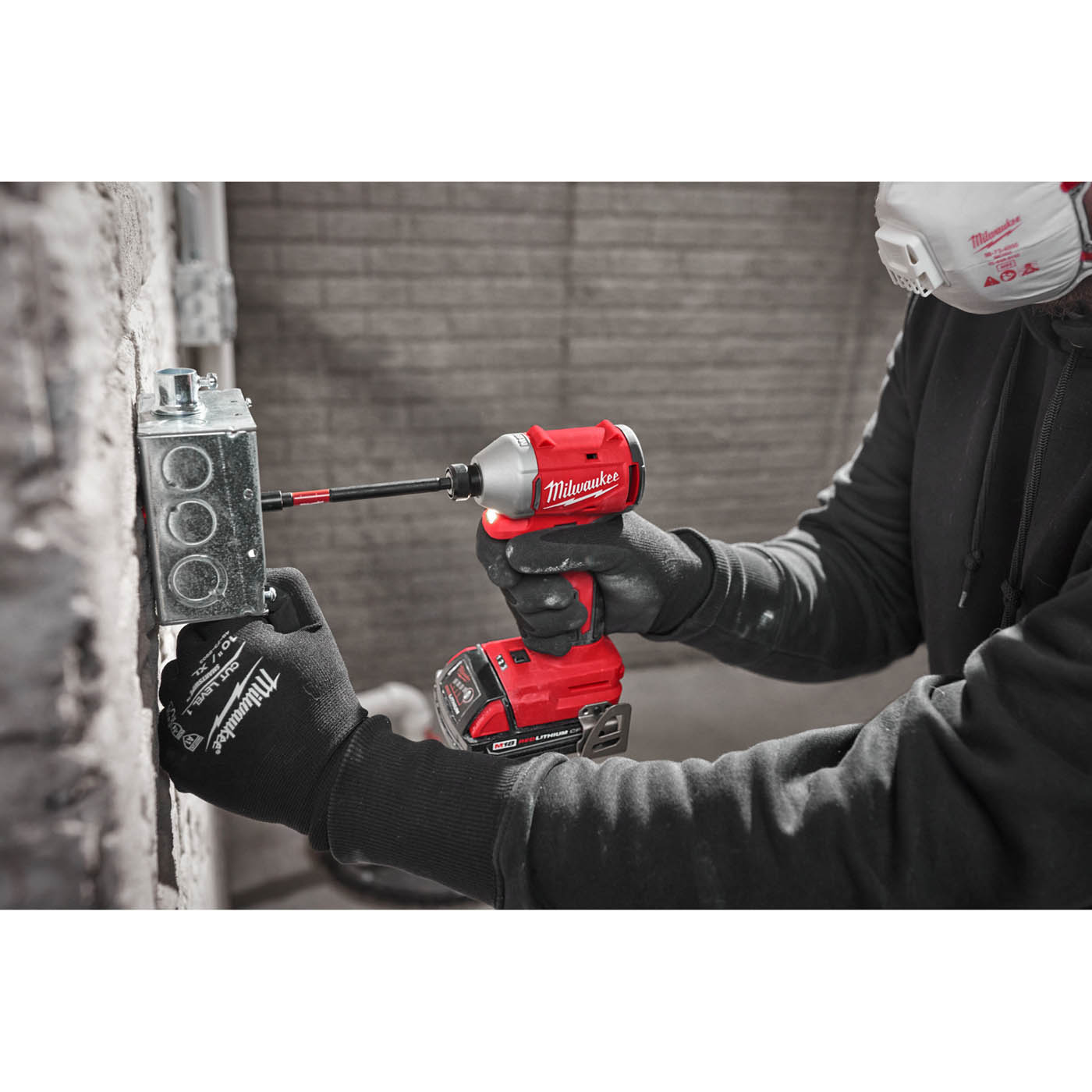 Milwaukee Impact Driver Drill Cordless 18V Li-Ion M18BLIDR-0X Compact Body Only - Image 4
