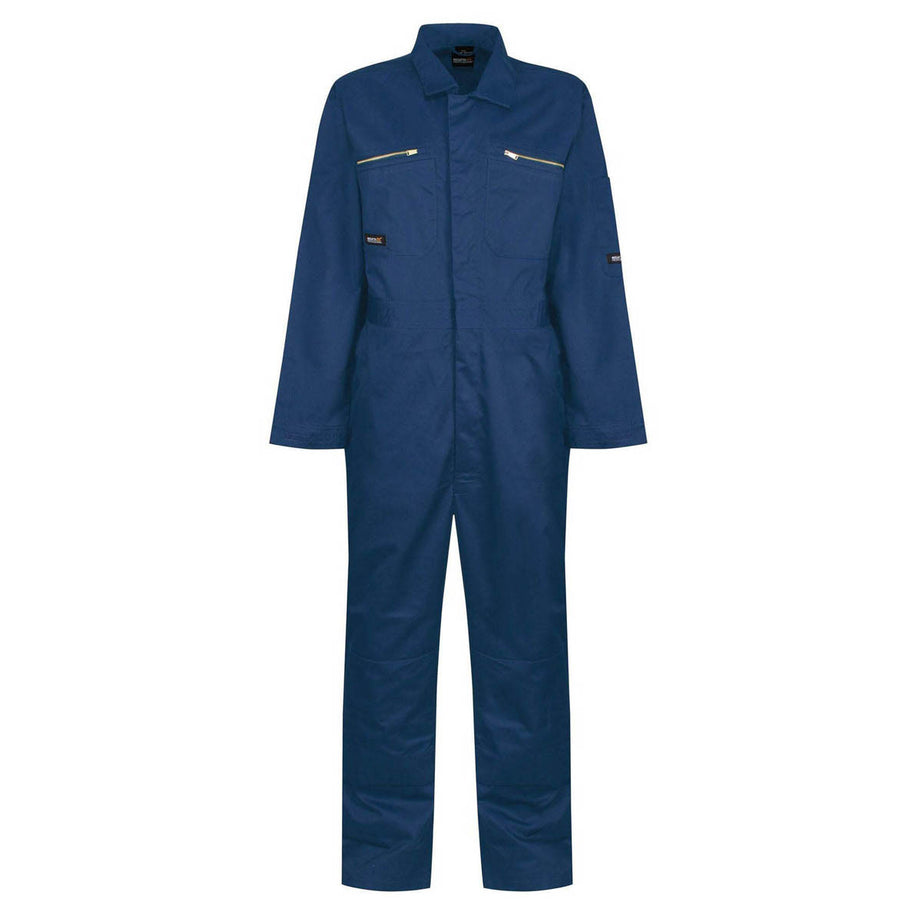 Coverall Overall Boilersuit Navy Blue Zip Fasten Long Durable Comfort 48/3XL - Image 1