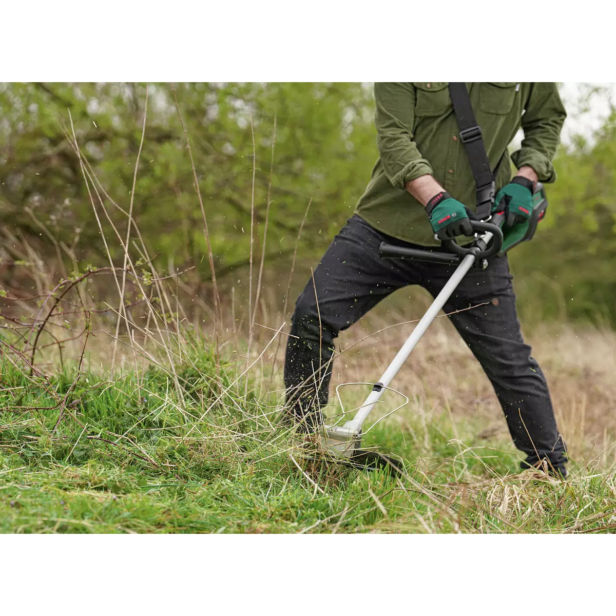 Bosch Grass Trimmer Cordless 36V 2.0Ah Li-Ion Brushless Garden Cutter Strimmer - Image 8