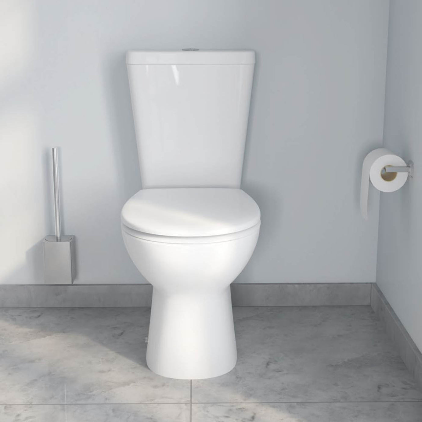 Swirl Enz Soft-Close Compact Rimless Toilet with Cistern Dual-Flush 4.5Ltr - Image 3