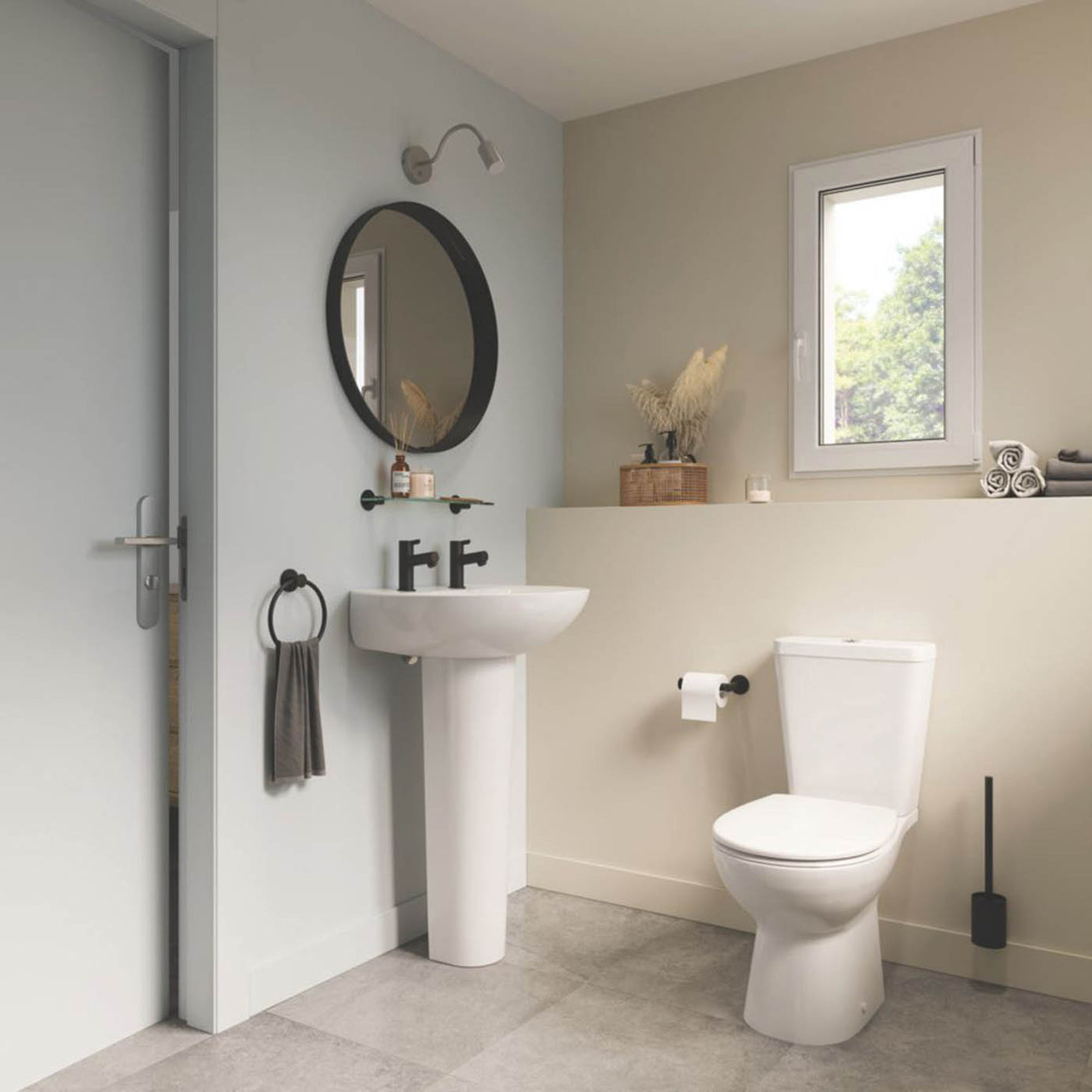 Swirl Enz Soft-Close Compact Rimless Toilet with Cistern Dual-Flush 4.5Ltr - Image 6