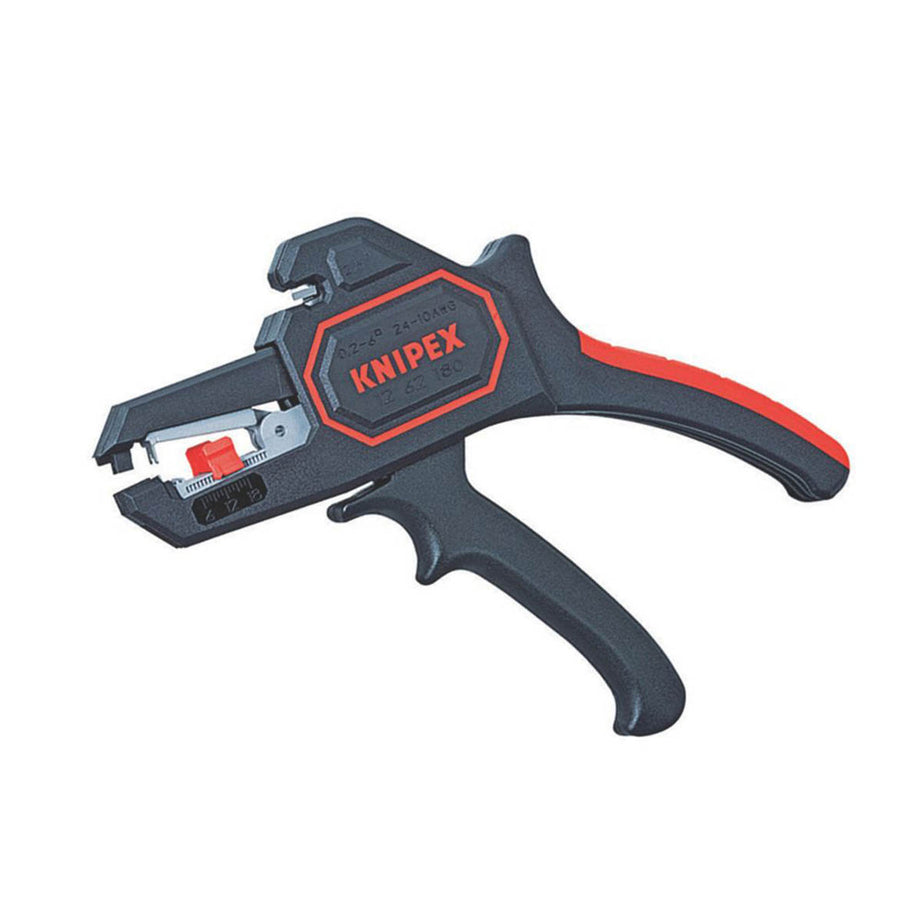 Knipex Wire Strippers Self-Adjusting Tool Steel Blades Soft Grip Handle 180mm - Image 2