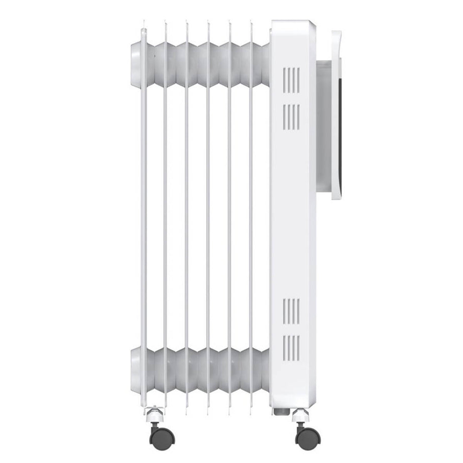 Blyss Oil Filled Radiator Electric Portable White 3 Heat Settings Timer 1500W - Image 4