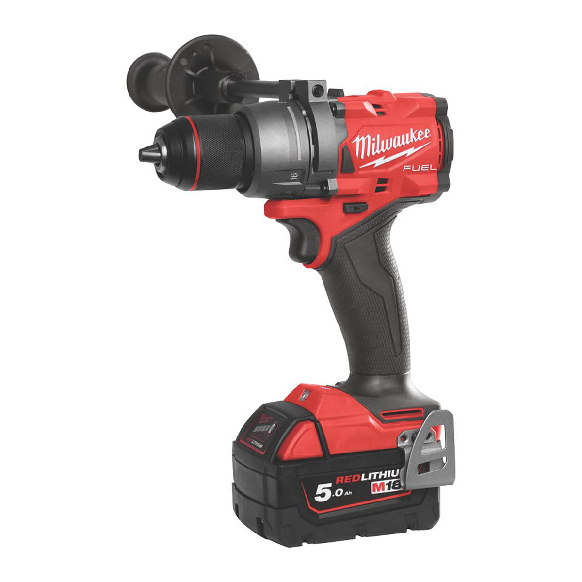 Milwaukee Combi Drill Cordless 18V 2x5.0Ah Li-Ion M18FPD3-502X Brushless Compact - Image 2