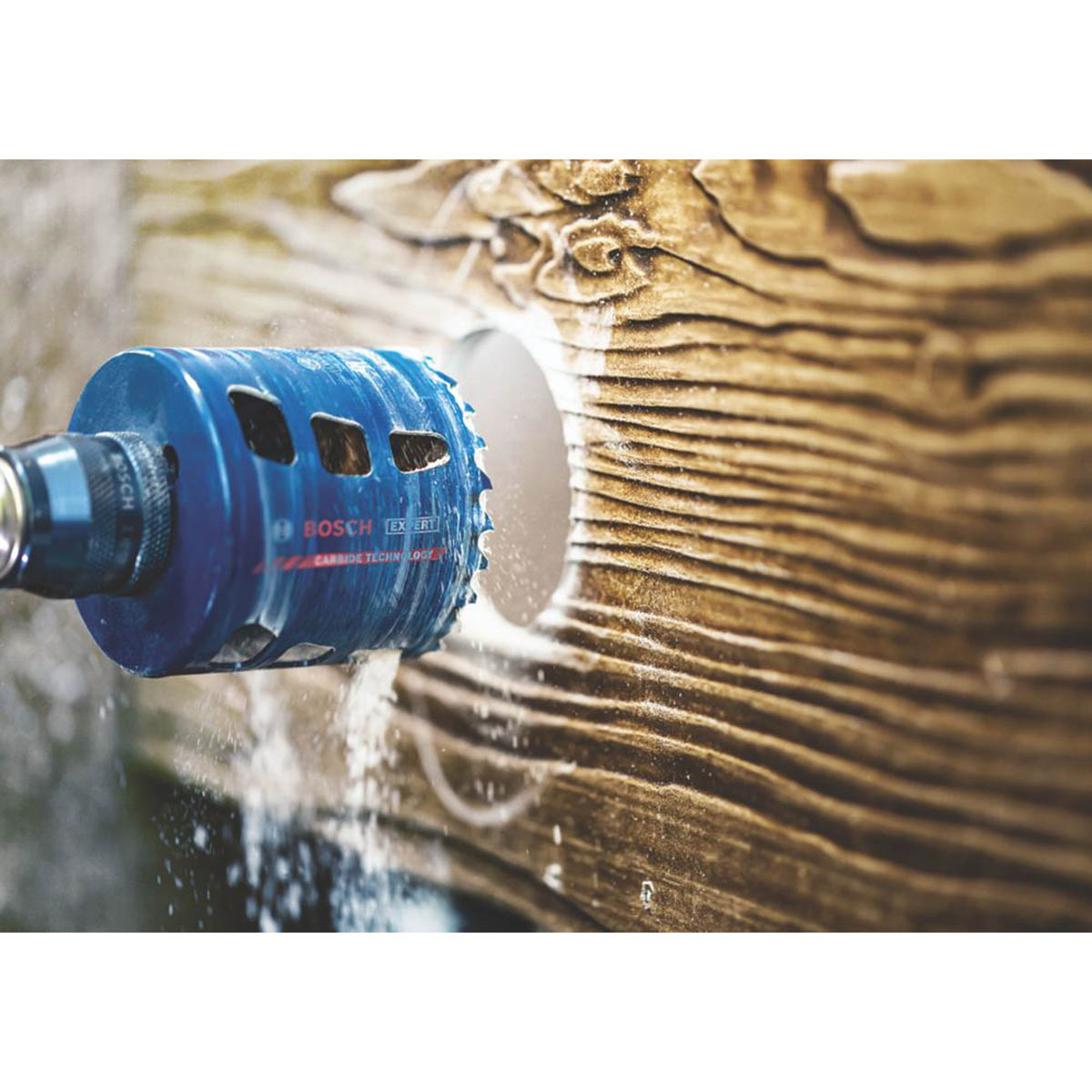 Bosch Holesaw Starter Kit 51mm Expert Wood Brick Soft Tiles Plastics Steel - Image 3